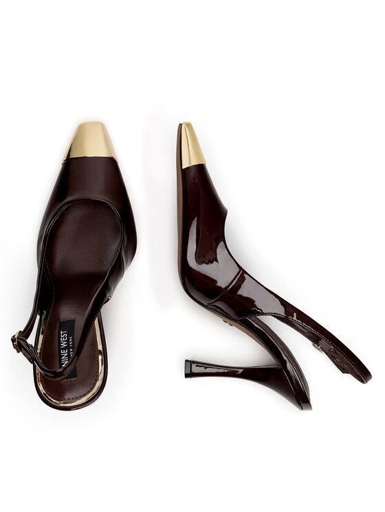 Nine West Nine West Pantofi cu toc subțire WFA3376-1 Maro