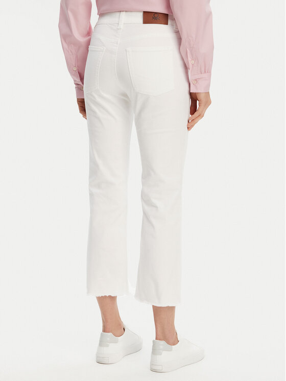 United Colors Of Benetton United Colors Of Benetton Traperice 46QRDE010 Écru Flare Fit