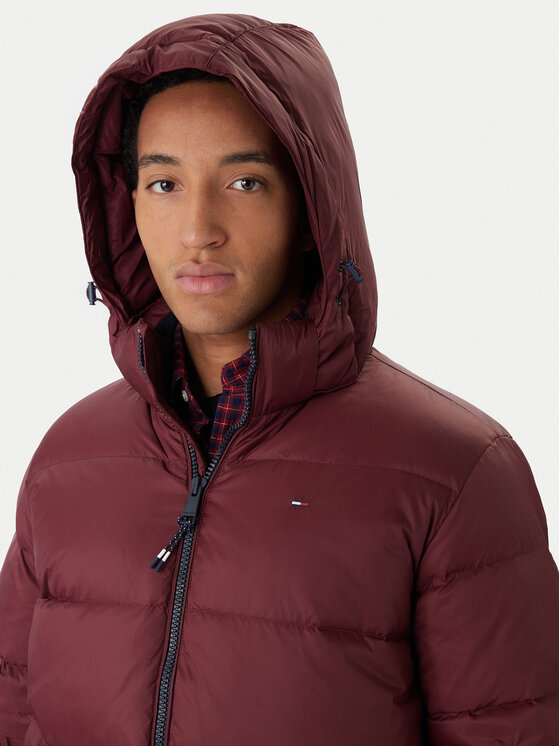 Tommy Jeans Tommy Jeans Kurtka puchowa Essential DM0DM19786 Bordowy Regular Fit