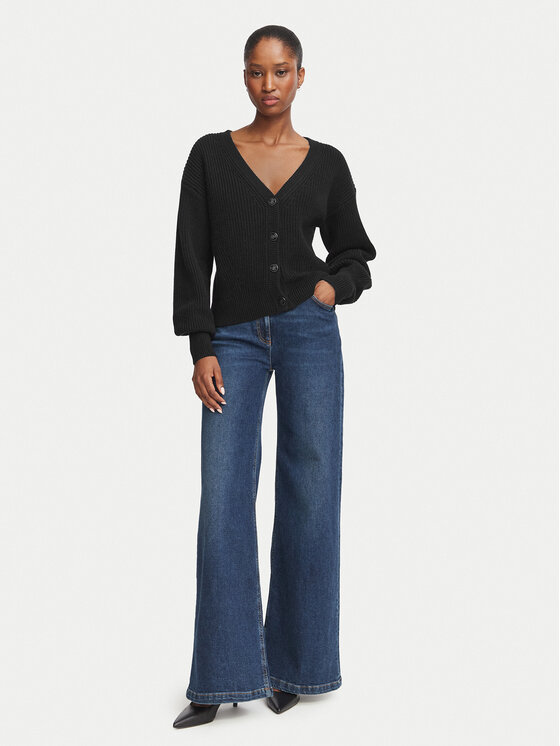 Guess Guess Pletena jopica W6BR28 Z1410 Črna Relaxed Fit