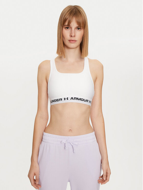 Sport melltartó Under Armour, Méret: XS, Fehér, Crossback Mid Bra 1361034