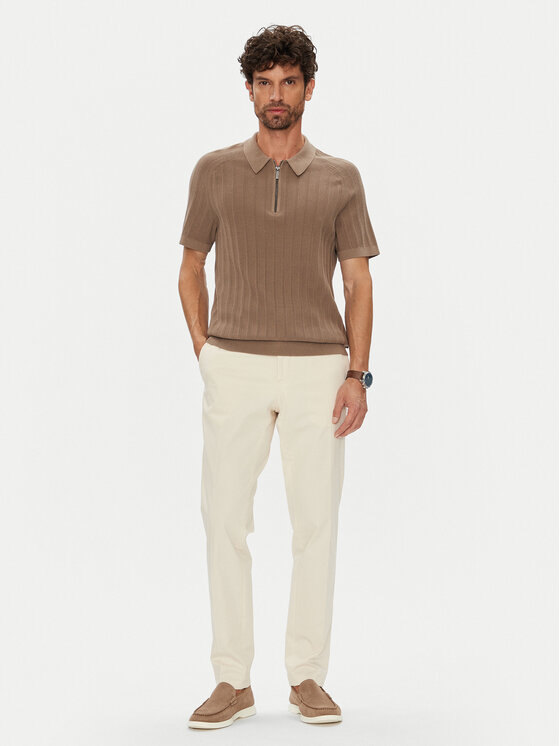Michael Kors Michael Kors Polo majica CT560GT469 Rjava Regular Fit