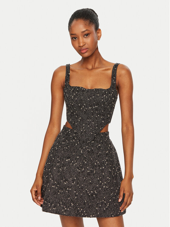Bardot Bardot Top Corset 56865TB3 Negru Slim Fit