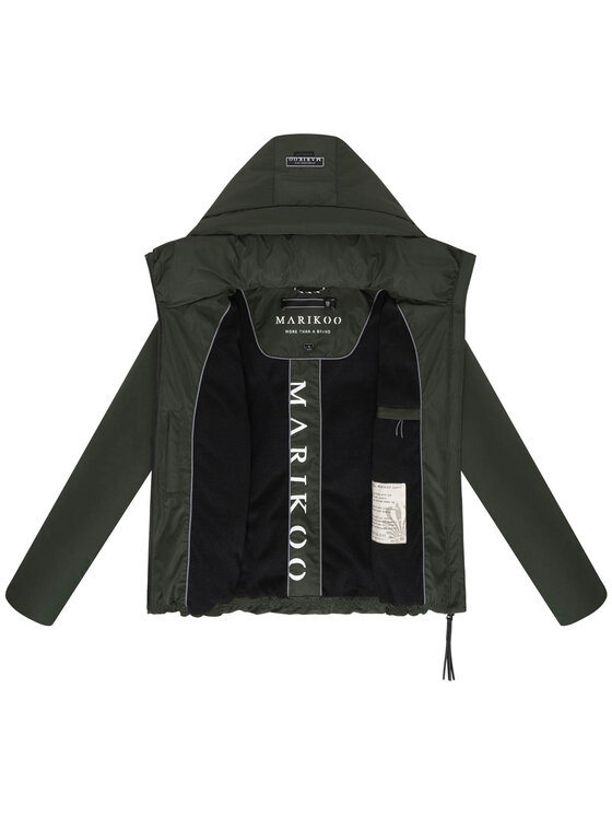 Marikoo Marikoo Kurtka zimowa Ninikaa Zielony Regular Fit