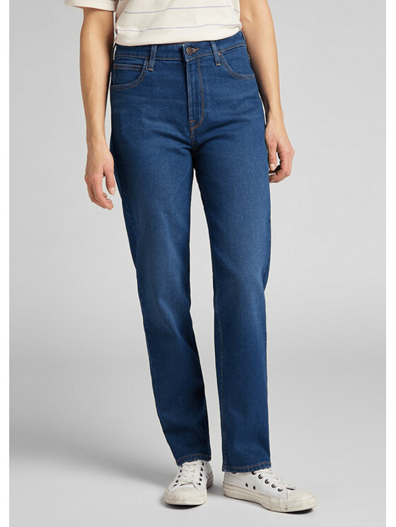 Lee Lee Jeansy CAROL Niebieski Regular Fit