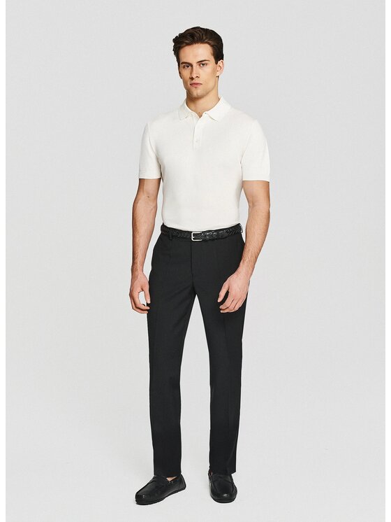 Pako Lorente Pako Lorente Polo P26SF-TX-024 Beżowy Classic Fit