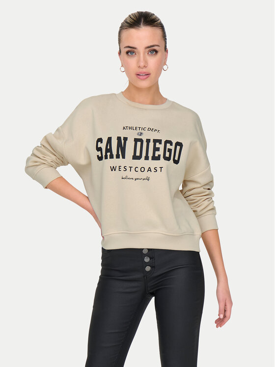 ONLY ONLY Džemperis 15254183 Smėlio Loose Fit