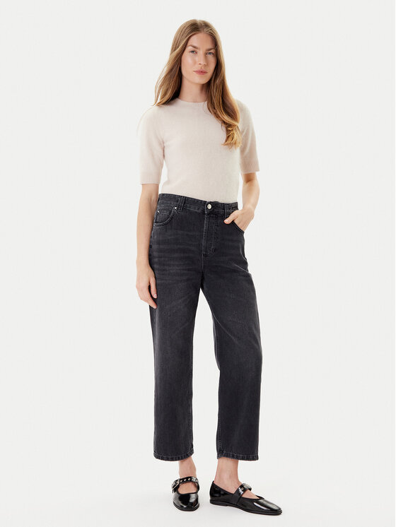 Marella Marella Jeans hlače 2523186084 Črna Mom Fit