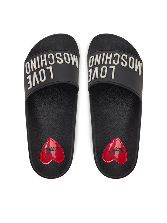 LOVE MOSCHINO LOVE MOSCHINO Šľapky JA28052G1MI14000 Čierna