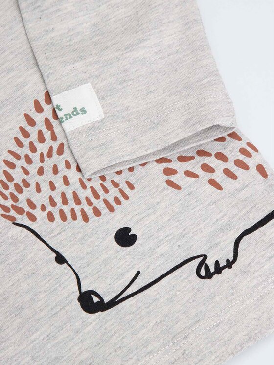 Coccodrillo Coccodrillo Bluse ZC2143105FON Grau Regular Fit