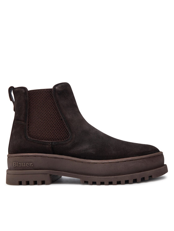 Blauer Blauer Боти тип челси F4IUKA02 Кафяв