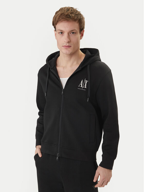 Armani Exchange Armani Exchange Pulóver XM000371 AF10818 UC001 Fekete Regular Fit
