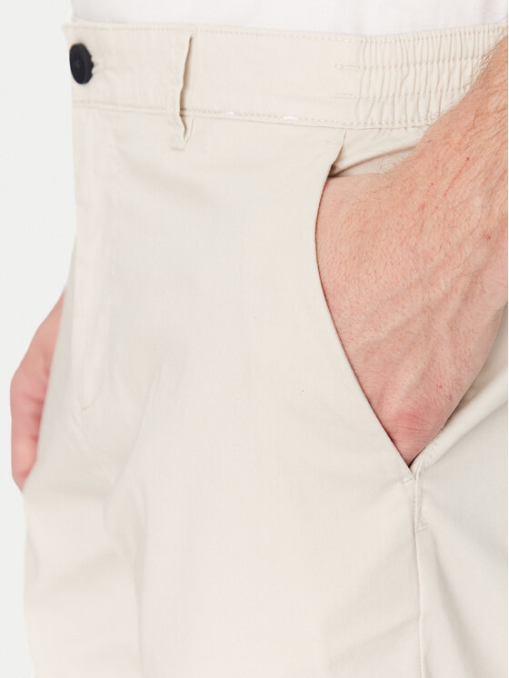 Tom Tailor Tom Tailor Spodnie materiałowe 1044711 Beżowy Regular Fit