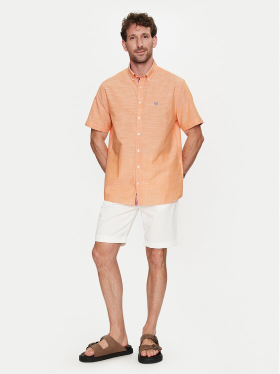 Bugatti Bugatti Hemd 9450 58334A Orange Modern Fit