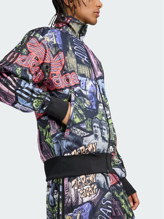 adidas adidas Wiatrówka 153573 Kolorowy Loose Fit