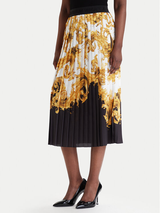 Versace Jeans Couture Versace Jeans Couture Спідниця в складку 80HAE8P5 NS806 Чорний Regular Fit