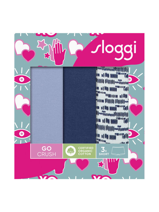Sloggi Sloggi Σετ μποξεράκια 3 τμχ Go Crush 10219652 Έγχρωμο