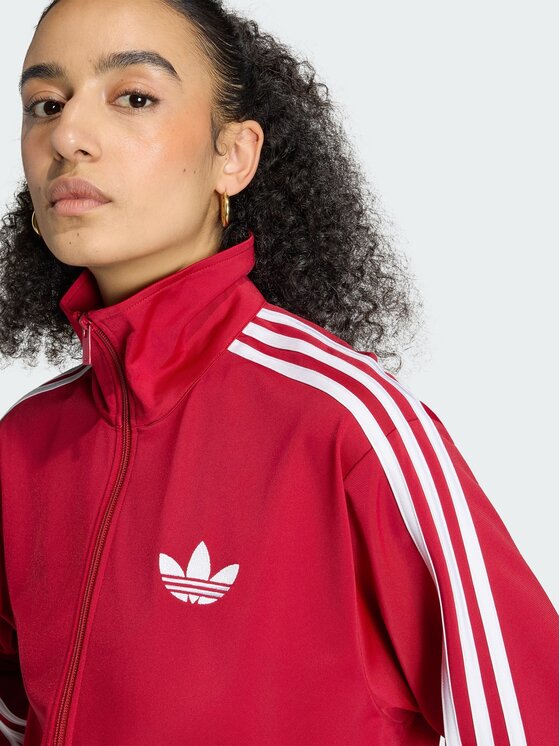 adidas adidas Bluza FIREBIRD Czerwony Loose Fit