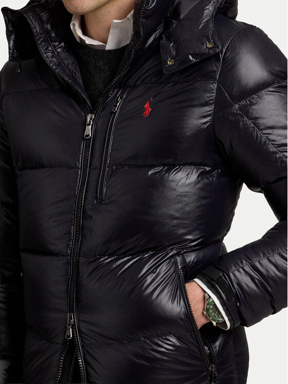 Polo Ralph Lauren Polo Ralph Lauren Vatovaná bunda 710968281001 Čierna Regular Fit