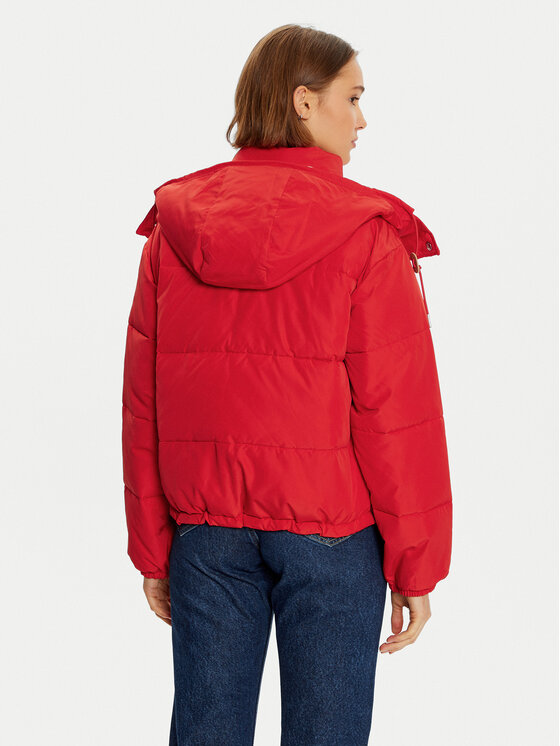 Lee Lee Pehelykabát 112355190 Piros Relaxed Fit
