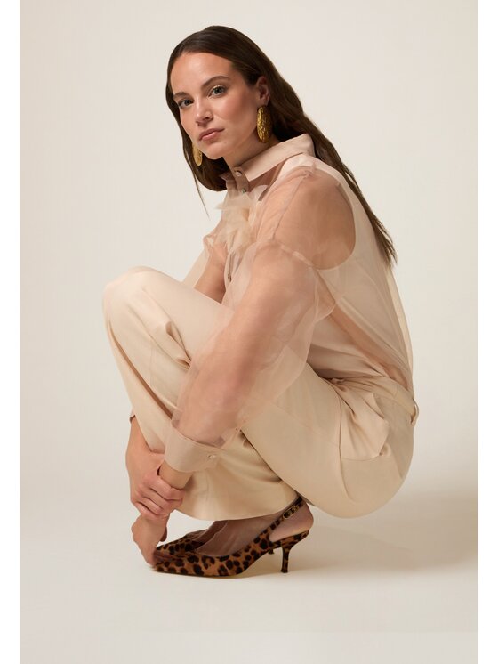 Oltre Oltre Camicia 5008J000826N021 Rosa Baggy Fit