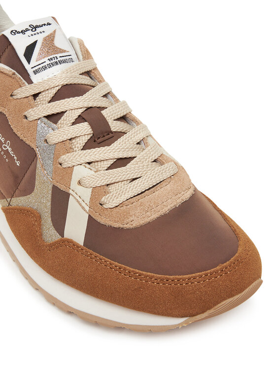 Pepe Jeans Pepe Jeans Sneakers Brit Glitter W PLS400005 Marrone