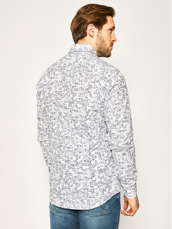 Camicia Lukas_F 50427683 Bianco Regular Fit