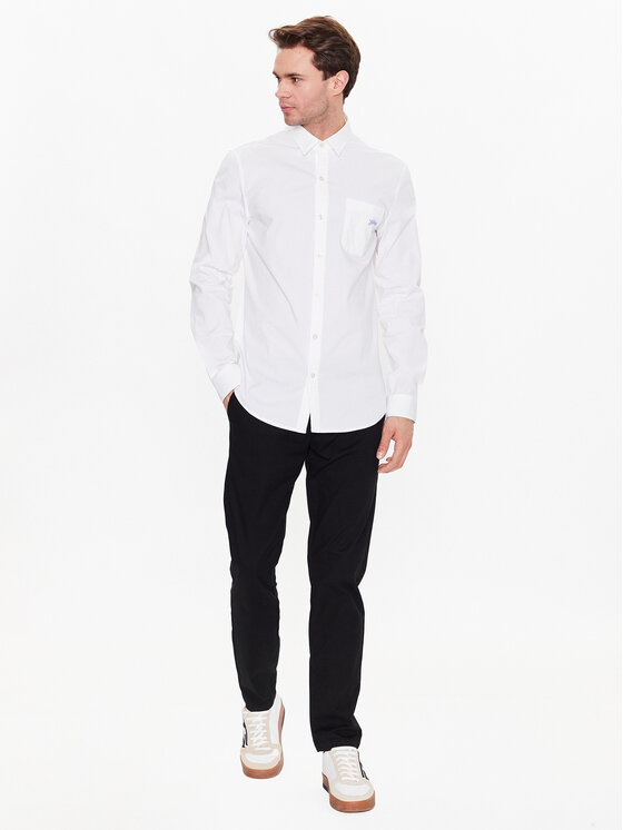 Camicia M3GH62 W8BX1 Bianco Slim Fit