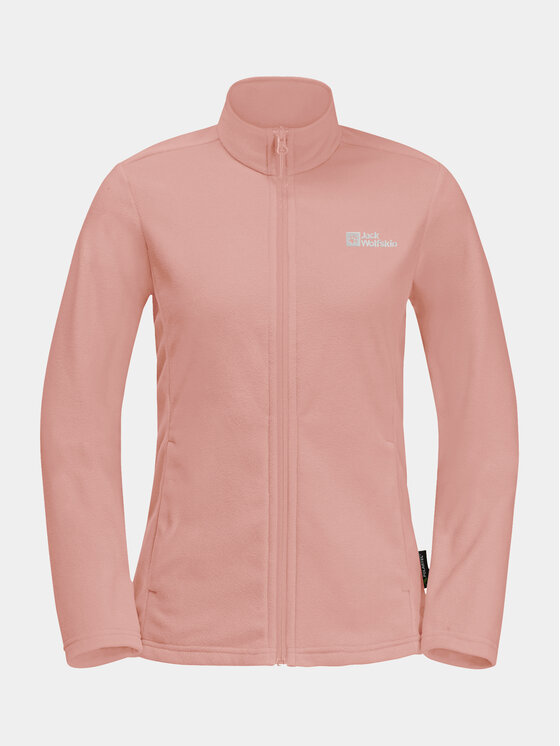 Jack Wolfskin Jack Wolfskin Fleecová mikina Taunus Fz 1711391 Růžová Regular Fit