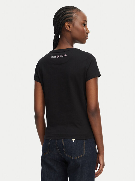 Guess Guess T-shirt W6BI51 K6658 Nero Regular Fit