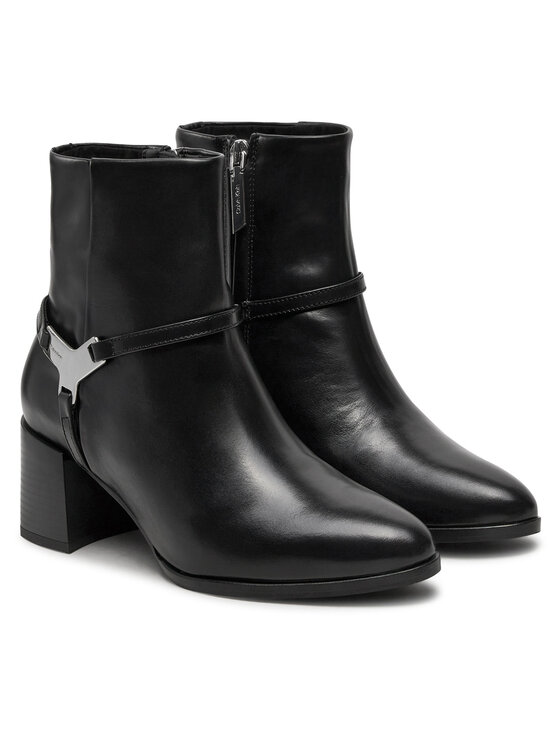 Calvin Klein Calvin Klein Členková obuv Ankle Boot 55 HW0HW02095 Čierna