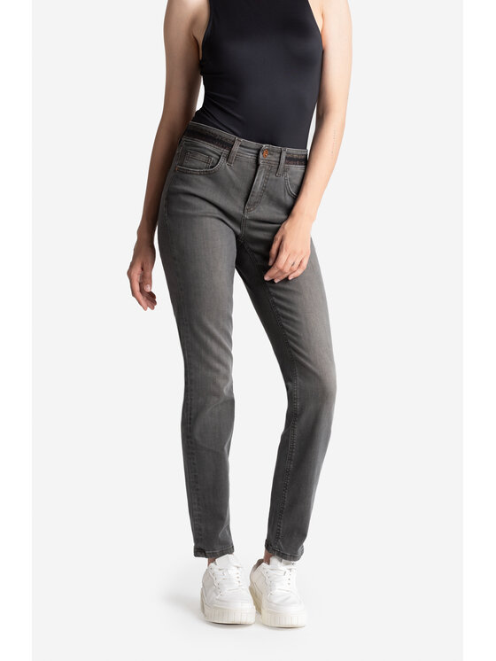 RJ Rocks Jeans RJ Rocks Jeans Jeansy Adele Brązowy Slim Fit
