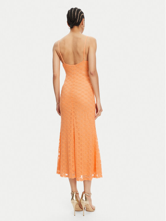 Bardot Bardot Sukienka koktajlowa Adoni 57998DB1 Pomarańczowy Regular Fit