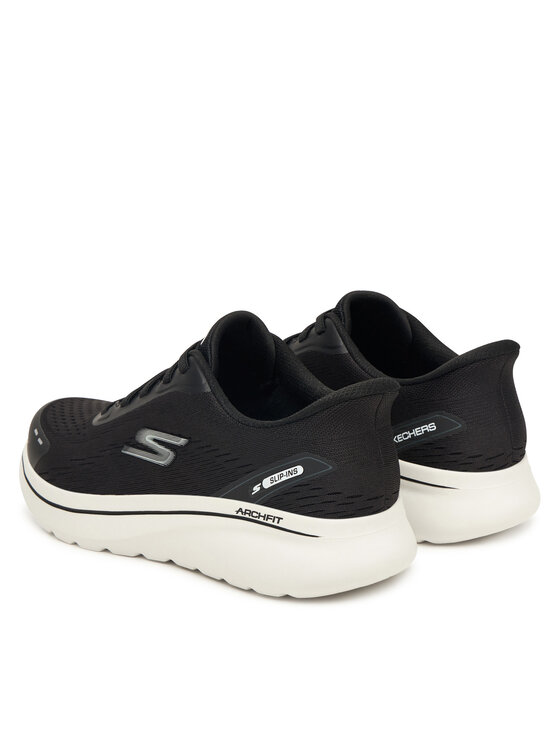 Skechers Skechers Superge Go Walk Arch Fit N-Joy 217075 BKW Črna