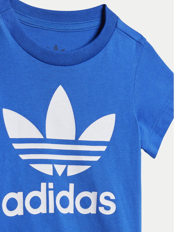 adidas adidas Komplet majica in kratke hlače JC6581 Modra Regular Fit