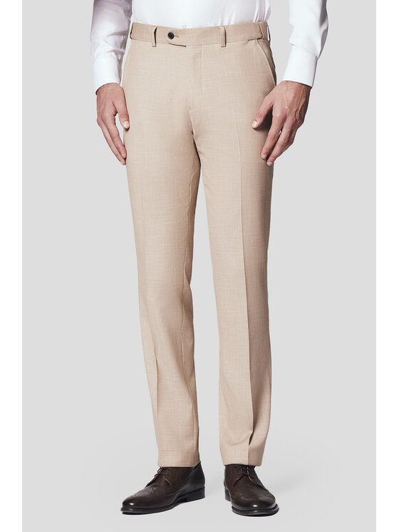 Lancerto Lancerto Garnitur Washington GA073125000002 Beżowy Slim Fit
