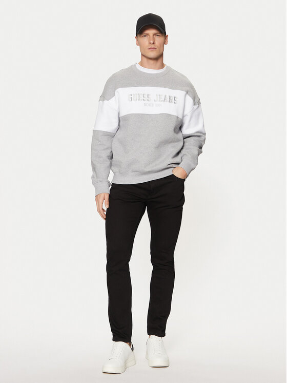 Guess Jeans Guess Jeans Суитшърт M4BQ39 K9V31 Сив Regular Fit
