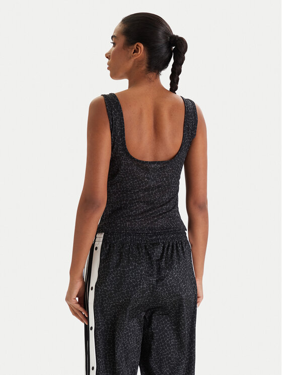 adidas adidas Top KD2838 Negru Slim Fit