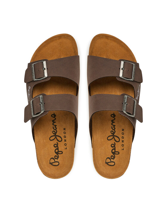 Pepe Jeans Pepe Jeans Şlapi Bio M Double Chicago PMS90110 Maro