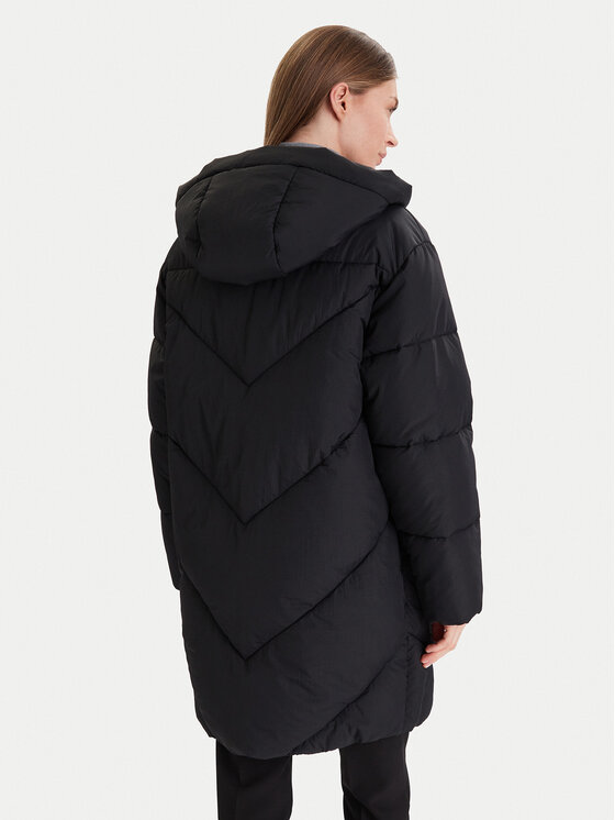 BOSS BOSS Zimski plašč C_Piapolly 50548027 Črna Regular Fit