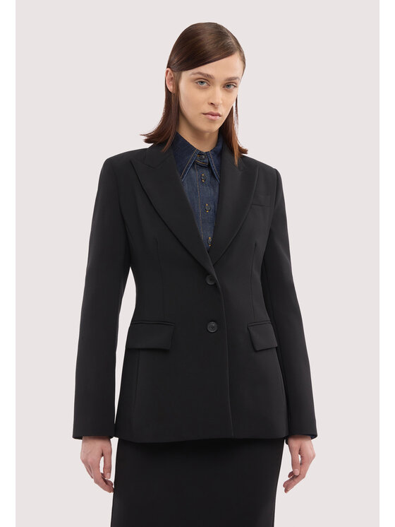 Trussardi Trussardi Marynarka Q960A000426N033 Czarny Regular Fit