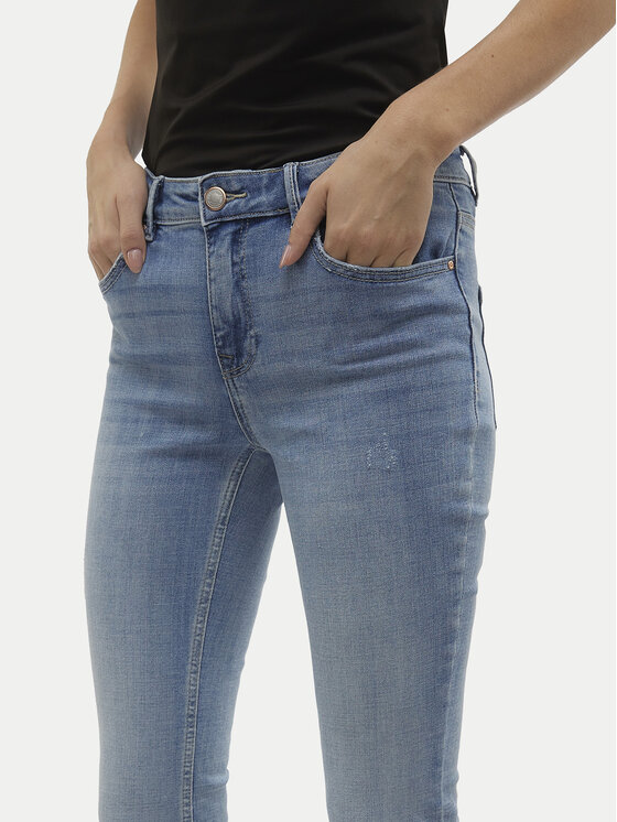 Vero Moda Vero Moda Jeans hlače Flash 10302479 Modra Flared Fit
