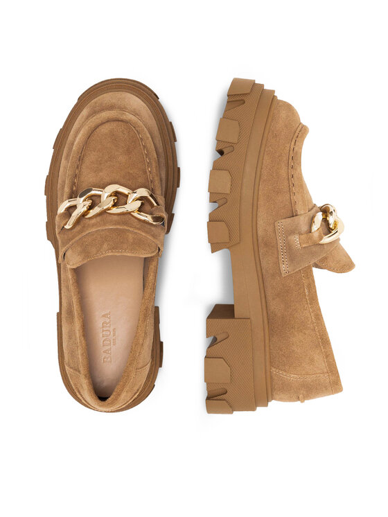 Badura Badura Loafersy SOPHIA-01 Brązowy