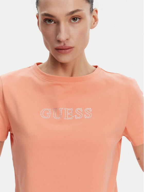 Guess Guess Тишърт V3BI11 J1314 Оранжев Regular Fit