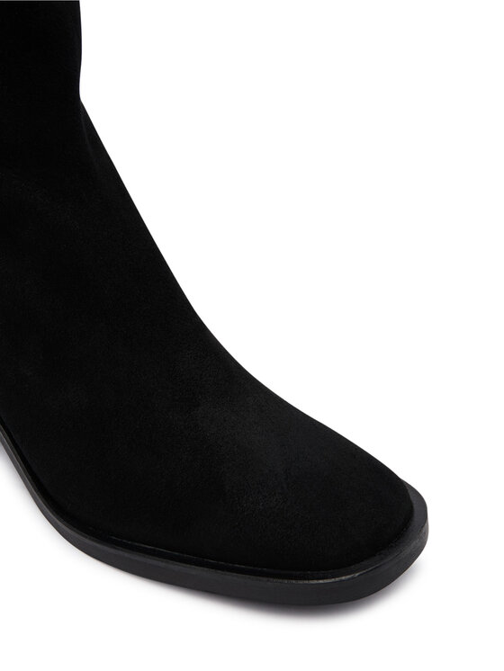 Calvin Klein Calvin Klein Saapad Block Heel Ank Boot Suede HW0HW03221 Must