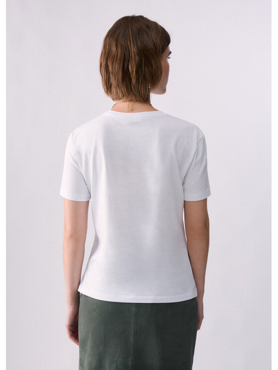 Liu Jo Liu Jo T-Shirt WF6348J6308L9374 Biały Regular Fit