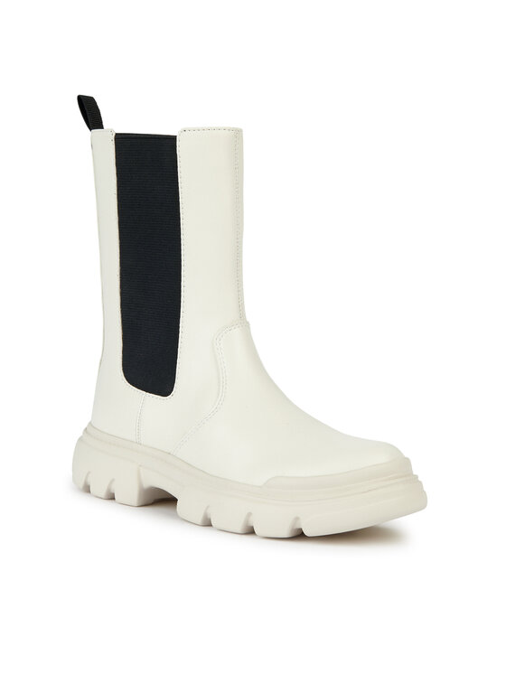 Geox Geox Botine J Junette J36HVE 0BCNH C1M9B D Écru