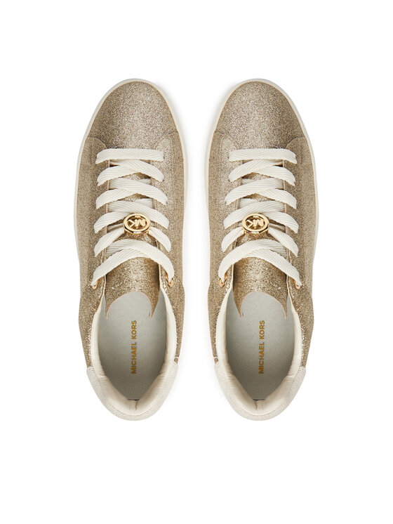 MICHAEL Michael Kors MICHAEL Michael Kors Sneakersy Dottie 43F5DTFS1M Zlatá