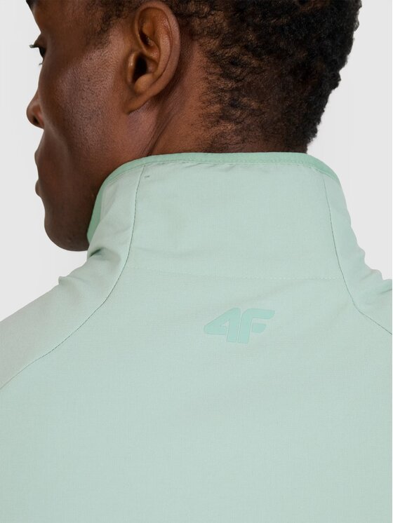 4F 4F Gilet 4FWSS25TVJAM194-47S Verde Regular Fit
