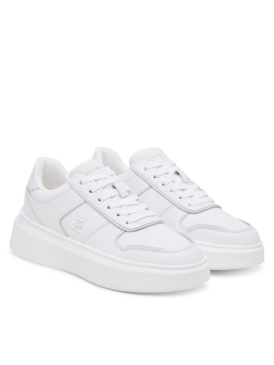 Tommy Hilfiger Tommy Hilfiger Sneakersy Patent Platform FW0FW08819 Biały